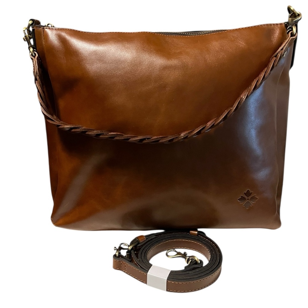 Patricia. Nash Brown Lilia Vintage Distressed Collection Hobo Bag